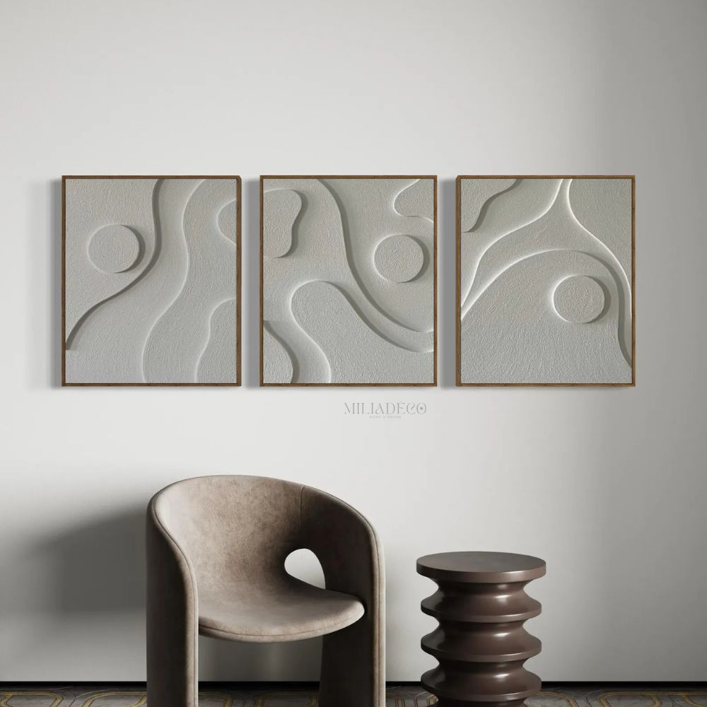 Pack 3 Tableaux Abstraits 3D