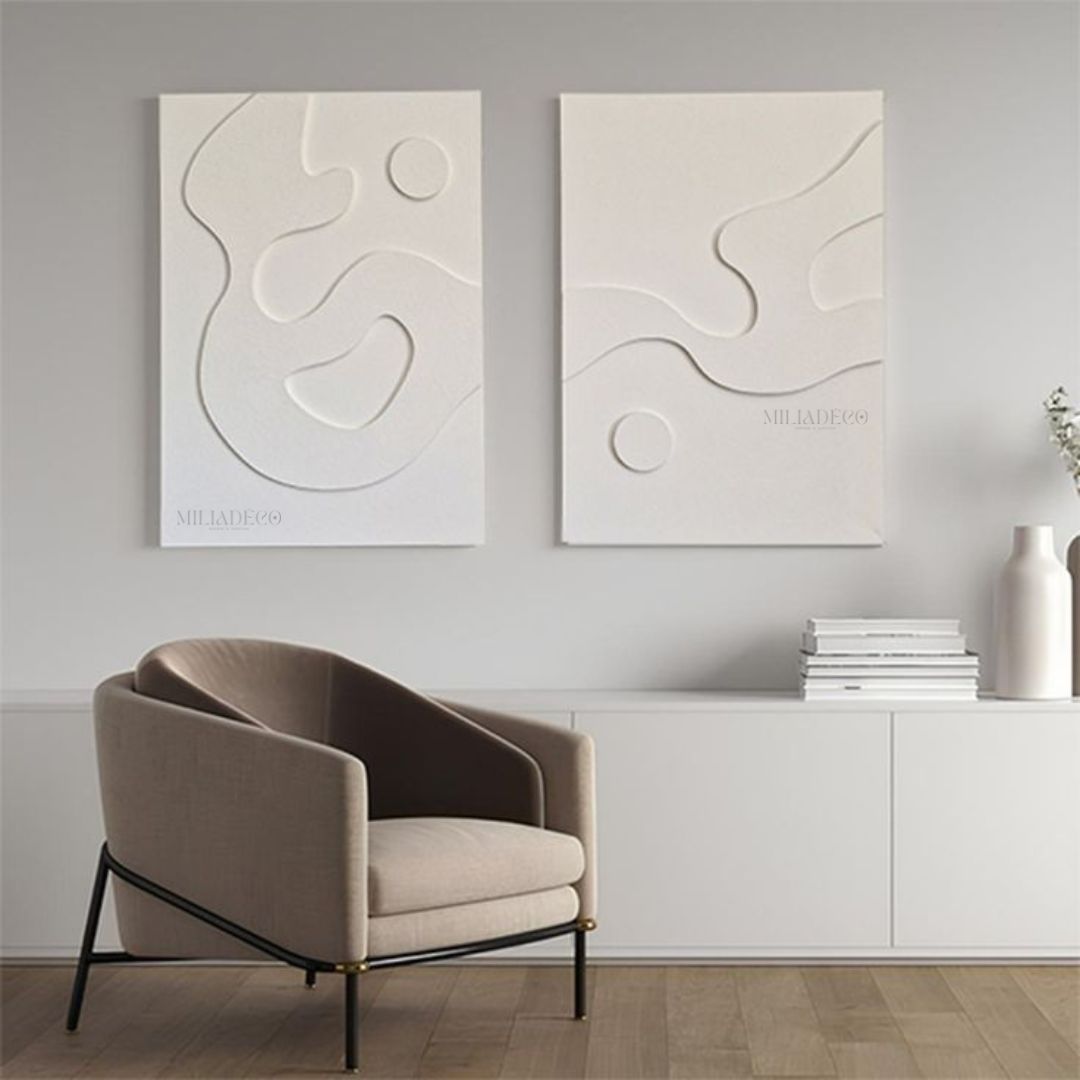 Pack 2 TABLEAUX ABSTRAIT 3D