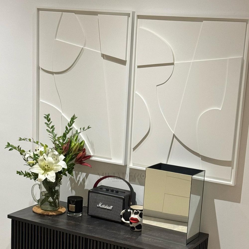 Pack 2 TABLEAUX ABSTRAIT 3D