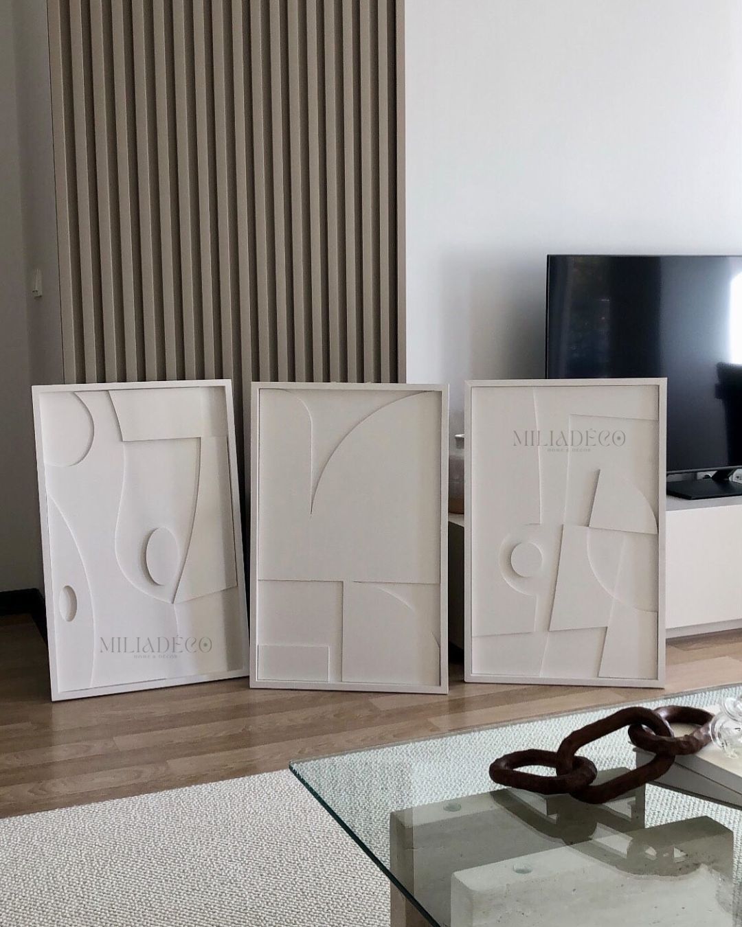 Pack 3 Tableaux Abstrait 3D