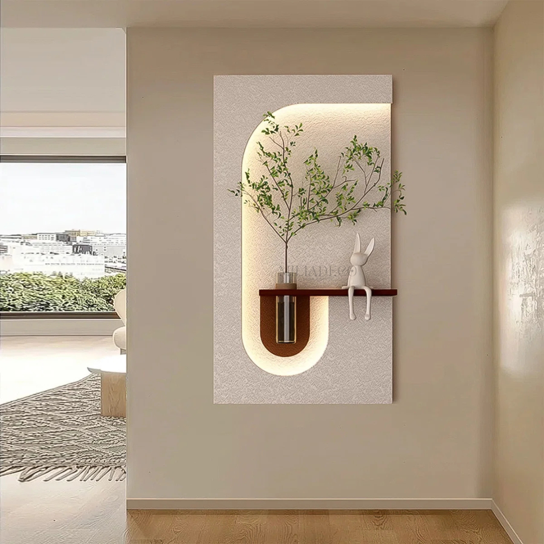 Tableau mural avec éclairage LED intégré