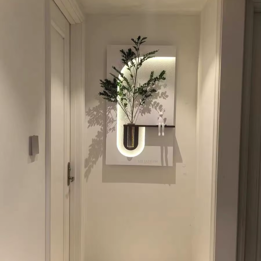 Tableau mural avec éclairage LED intégré