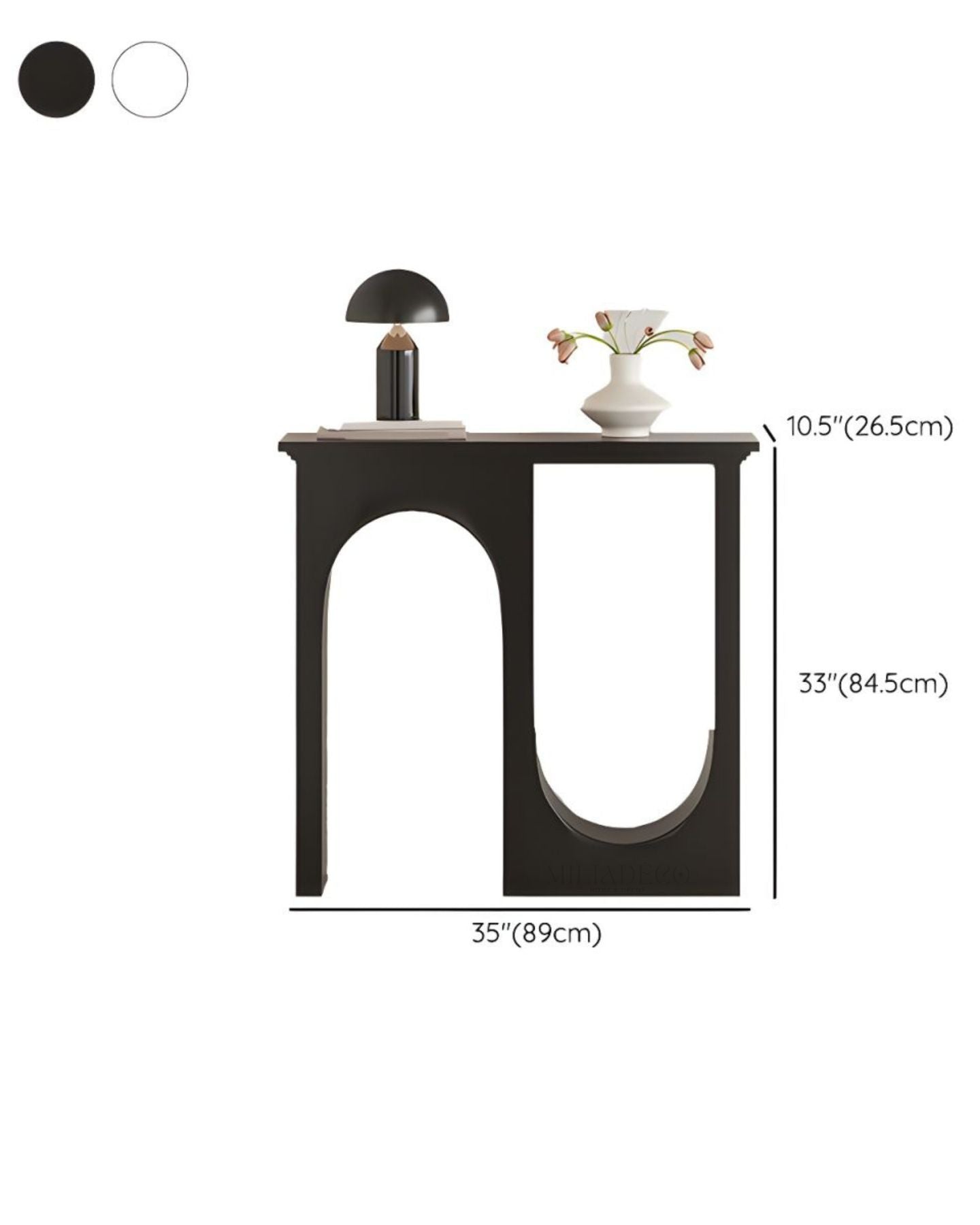 Table d'appoint rectangulaire scandinave