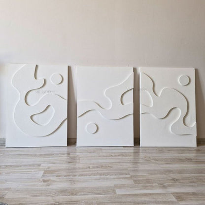 Pack 3 Tableaux Abstrait 3D