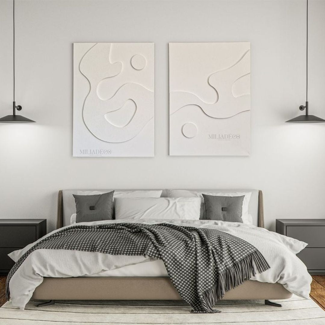 Pack 2 TABLEAUX ABSTRAIT 3D