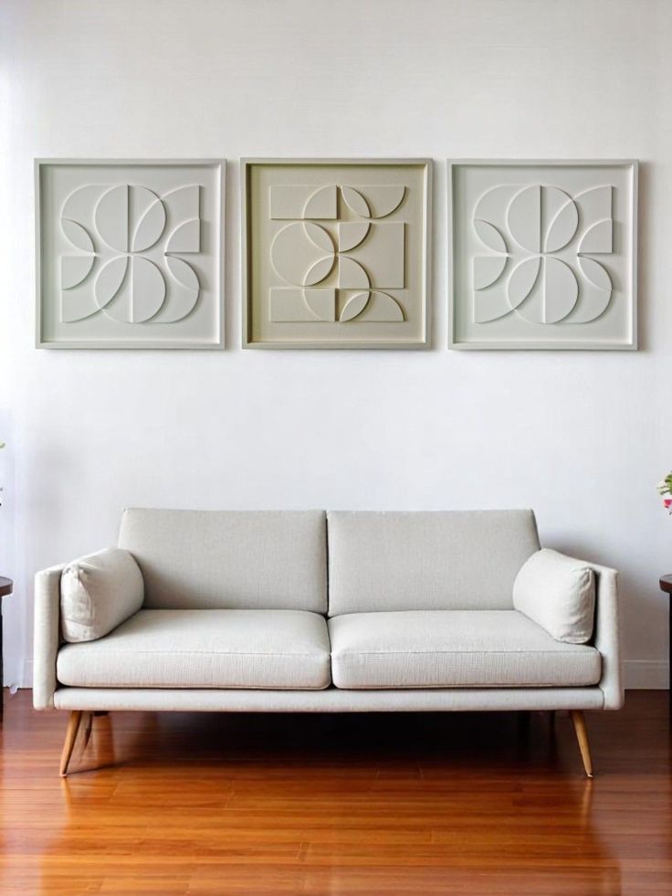 Pack 3 Tableaux Abstrait 3D
