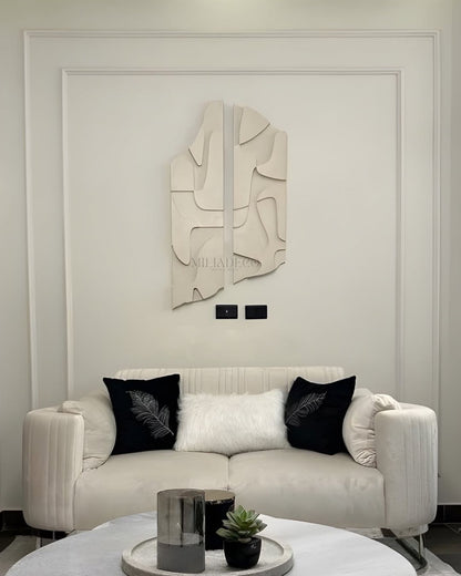 Pack 2 TABLEAUX ABSTRAIT 3D