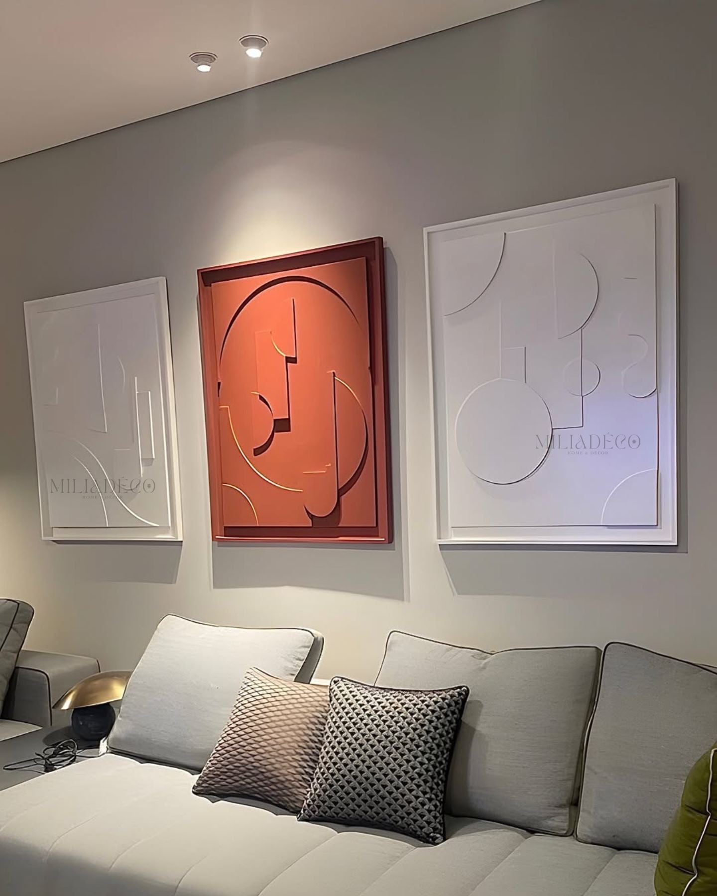 Pack 3 Tableaux Abstrait 3D