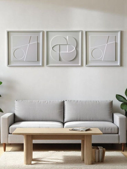 Pack 3 Tableaux Abstrait 3D